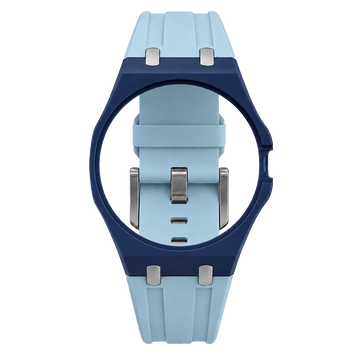 Blue Ice Silicone Bracelet