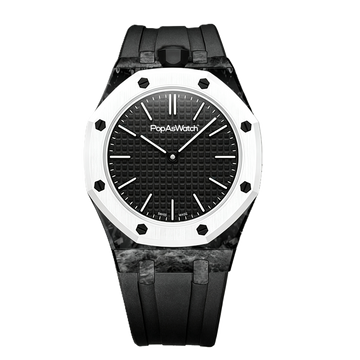 Black Carbon Silicone Bracelet
